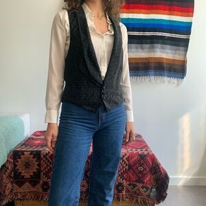 Vintage Silk Ralph Lauren Adjustable Vest